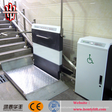 disabled person assistant inclined outdoor wheelchair lift foldanle wheelchair lift